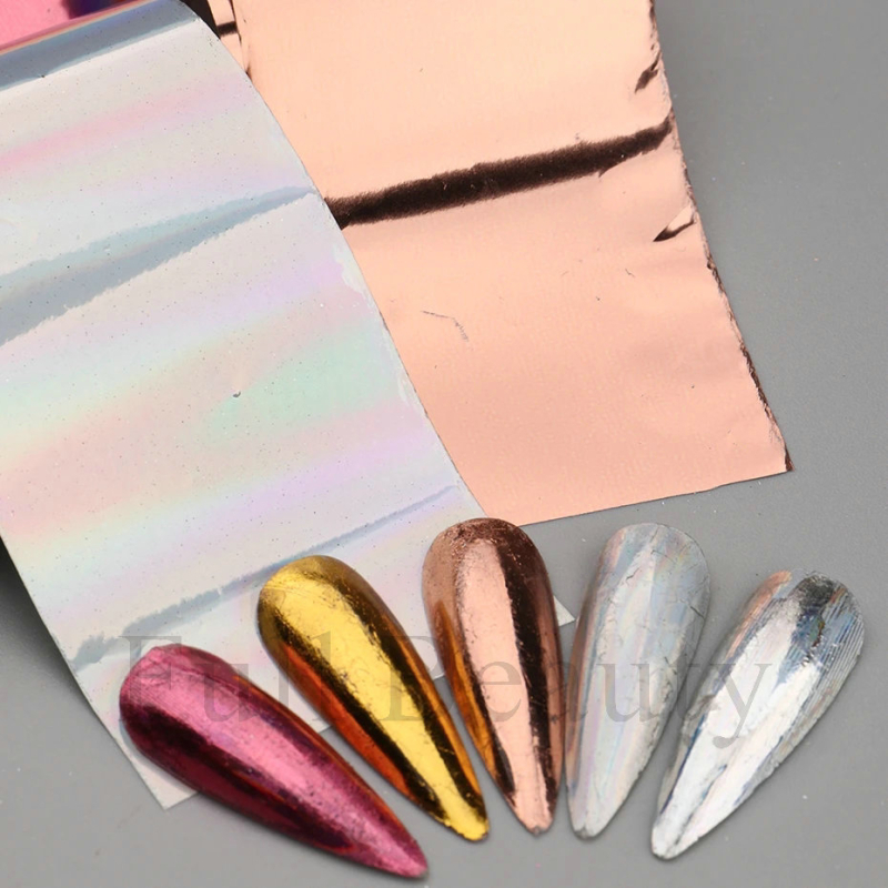 Set na nail art z papiera so vzorom hviezdneho neba, PVC materiál, jednoduchý štýl, licencovaná súkromná značka