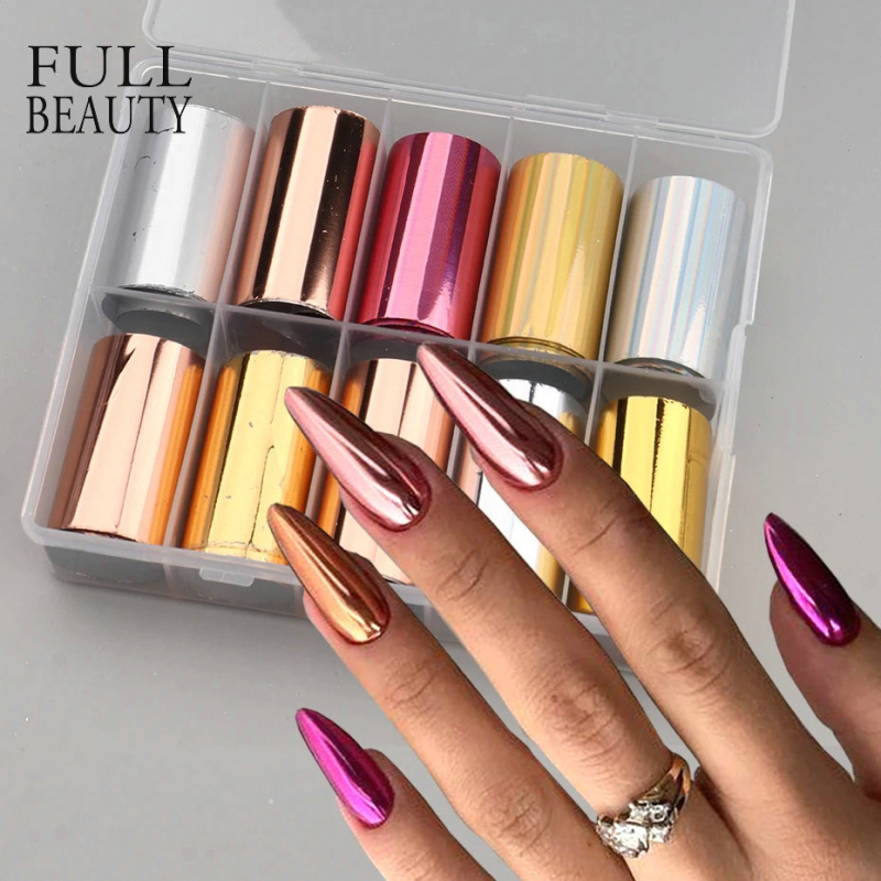 Set na nail art z papiera so vzorom hviezdneho neba, PVC materiál, jednoduchý štýl, licencovaná súkromná značka