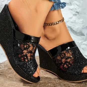 SandalI T-strap s PU gornjim dijelom, prst u obliku ribljeg otvora, gumena potplata, europsko-američki stil, jesen 2025