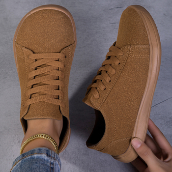 PU kožne mokasine s vezicama, gumena potplat, okrugla špička, prozračna tekstilna uložak, niski profil, svakodnevna casual obuća