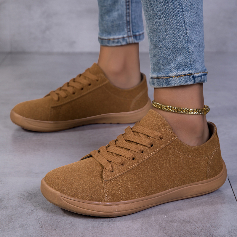 PU kožne mokasine s vezicama, gumena potplat, okrugla špička, prozračna tekstilna uložak, niski profil, svakodnevna casual obuća