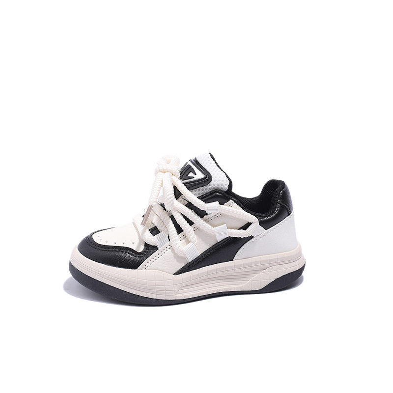 Dječje tenisice za trčanje, unisex, prednje vezanje, gornji dio od umjetne kože, gumeni potplat, protuklizne i otporne, Tiger Monitor, jesen