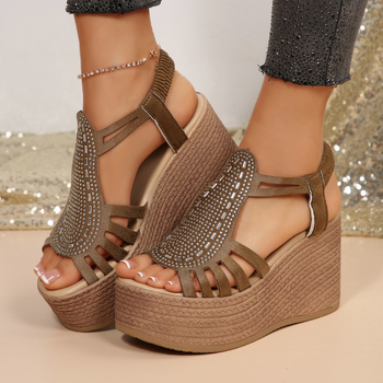 Rimske sandale s prstom u obliku ribe, PU gornji dio, gumena potplata, stražnji vučni lanac, ljeto 2025