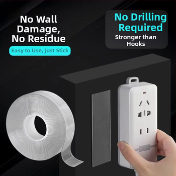 Nano obojstranná lepiaca páska na montáž na stenu - Acrylový lepiaci systém; Lepenie lepením; Leto 2017; Domáci produkt