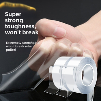 Nano obojstranná lepiaca páska na montáž na stenu - Acrylový lepiaci systém; Lepenie lepením; Leto 2017; Domáci produkt