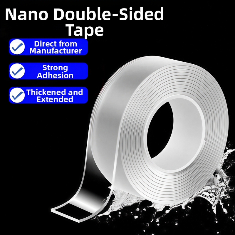 Nano obojstranná lepiaca páska na montáž na stenu - Acrylový lepiaci systém; Lepenie lepením; Leto 2017; Domáci produkt