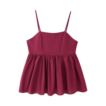 Dva dijela set: bez rukava top s visokim strukom i dugi hlače, poliester, kolažni dizajn, elegantan britanski stil