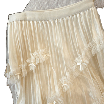 Suknja A-linije, srednje duljine, visokim strukom, visoka elastičnost, akrilna tkanina (95%+)