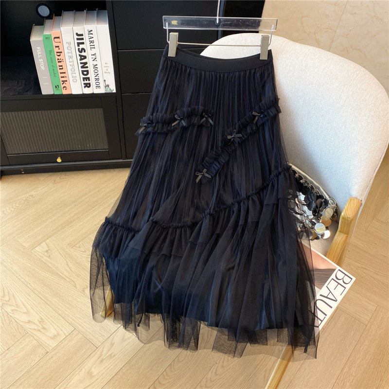 Suknja A-linije, srednje duljine, visokim strukom, visoka elastičnost, akrilna tkanina (95%+)