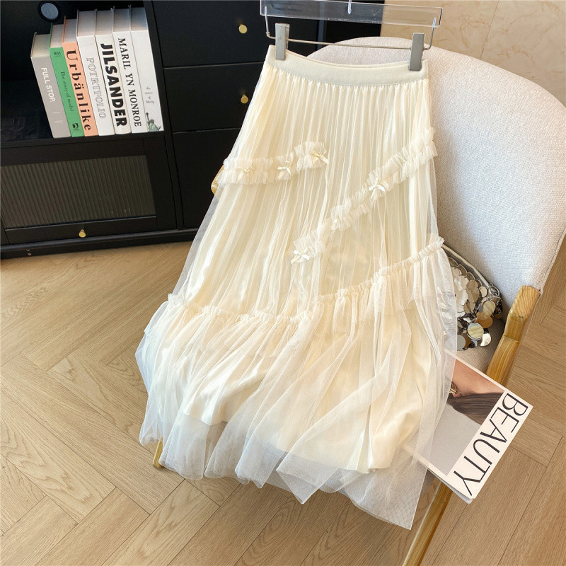 Suknja A-linije, srednje duljine, visokim strukom, visoka elastičnost, akrilna tkanina (95%+)