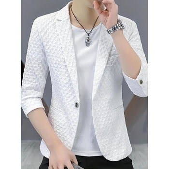 Pánsky ohňovzdorný oblek pre administratívnu/súdnú uniformu, Corduroy vonkajšok, ľanové hlavné tkanivo, jar 2025