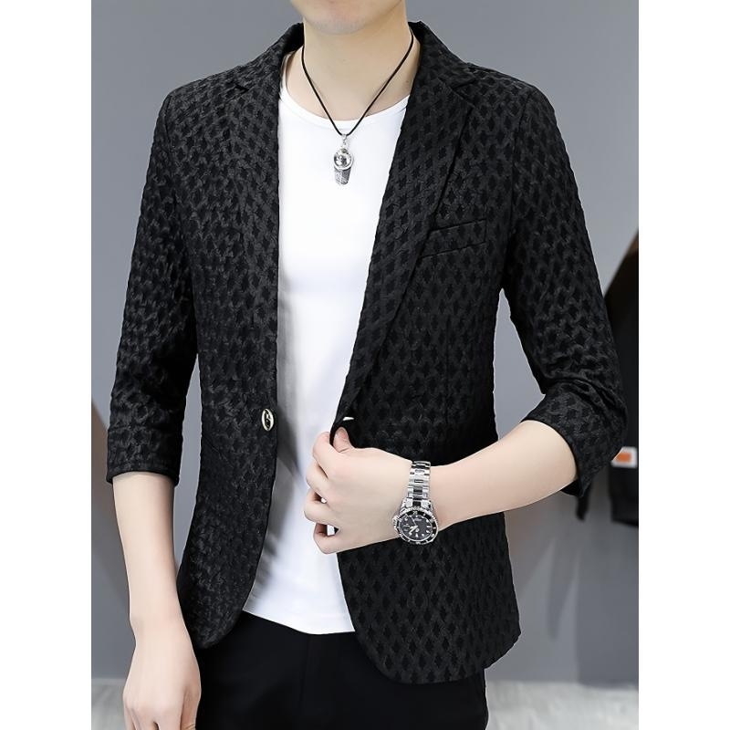 Pánsky ohňovzdorný oblek pre administratívnu/súdnú uniformu, Corduroy vonkajšok, ľanové hlavné tkanivo, jar 2025