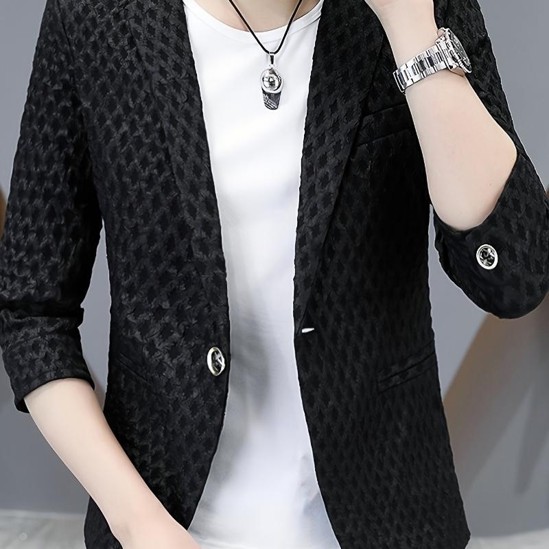 Pánsky ohňovzdorný oblek pre administratívnu/súdnú uniformu, Corduroy vonkajšok, ľanové hlavné tkanivo, jar 2025