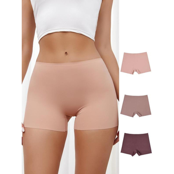Ženske bezšivne gaćice s niskim strukom, fleece tkanina, 100% poliester, bambus vlakna podstava