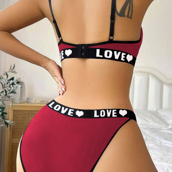 Set grudnjaka s čipkom, prozračan komfor, 3/4 kupa, bez oblikovanih košarica, stražnje kopčanje s tri reda kukica, fiksne dvostruke naramenice