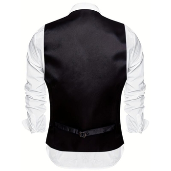 Pánske vonkajšie oblečenie s kráľovským kvetinovým vzorom, 5-dielny set, corduroy látka, hlavná látka ľan, požiarna odolnosť