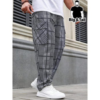 Muške casual hlače s opuštenom krojem, duge, elastičan pojas, fleece podstava, Lycra materijal