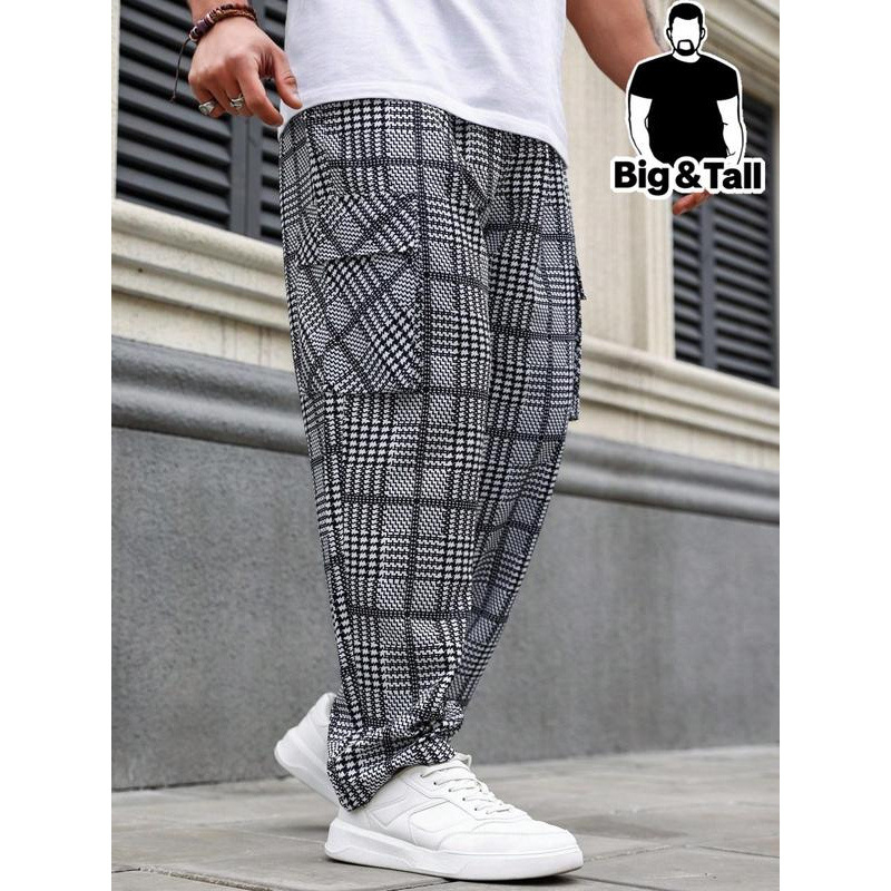 Muške casual hlače s opuštenom krojem, duge, elastičan pojas, fleece podstava, Lycra materijal