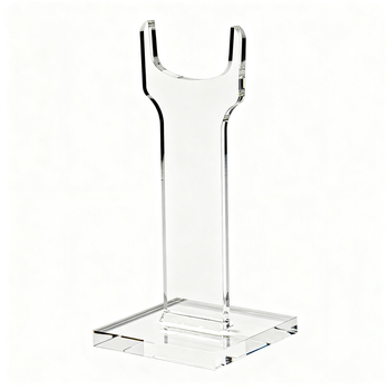 Akrylový stojan na zobrazenie modelových zbraní — stolný displej, 1 vrstva, vhodný pre domov aj špecializované obchody