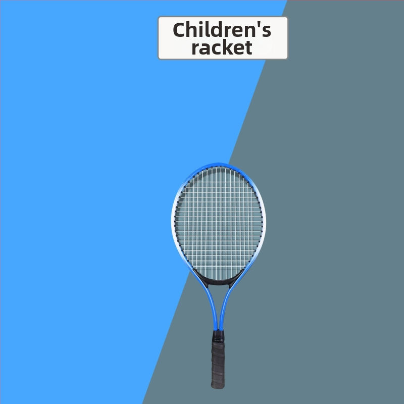Tréningový set tenisovej rakety pre začiatočníkov – samostatné cvičenie s lanom, hliníková zliatina (Materiál: hliníková zliatina; Šport: tenis; Scenáre: stolný tenis a bedminton)