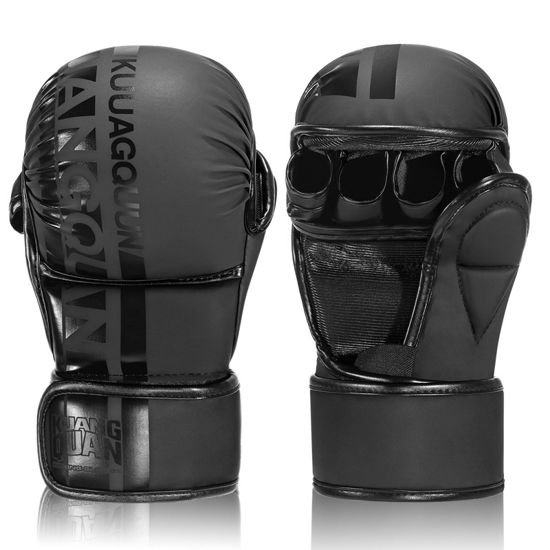 Boxovacie rukavice pre dospelých - profesionálny tréning, Muay Thai rukavice s polprstami, model ltao1003836576, značka Haichao Department Store Factory