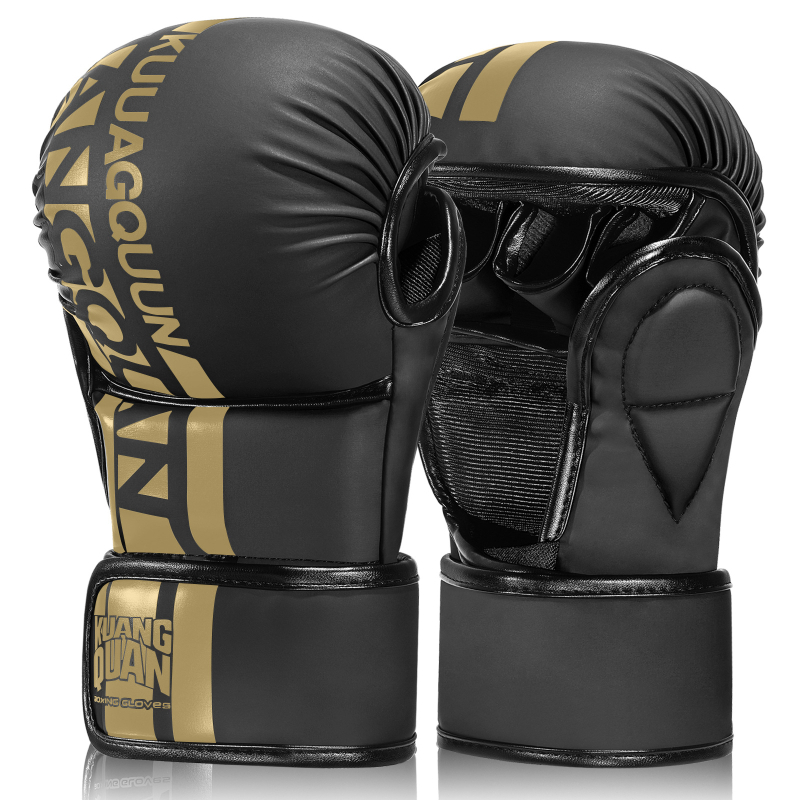 Boxovacie rukavice pre dospelých - profesionálny tréning, Muay Thai rukavice s polprstami, model ltao1003836576, značka Haichao Department Store Factory