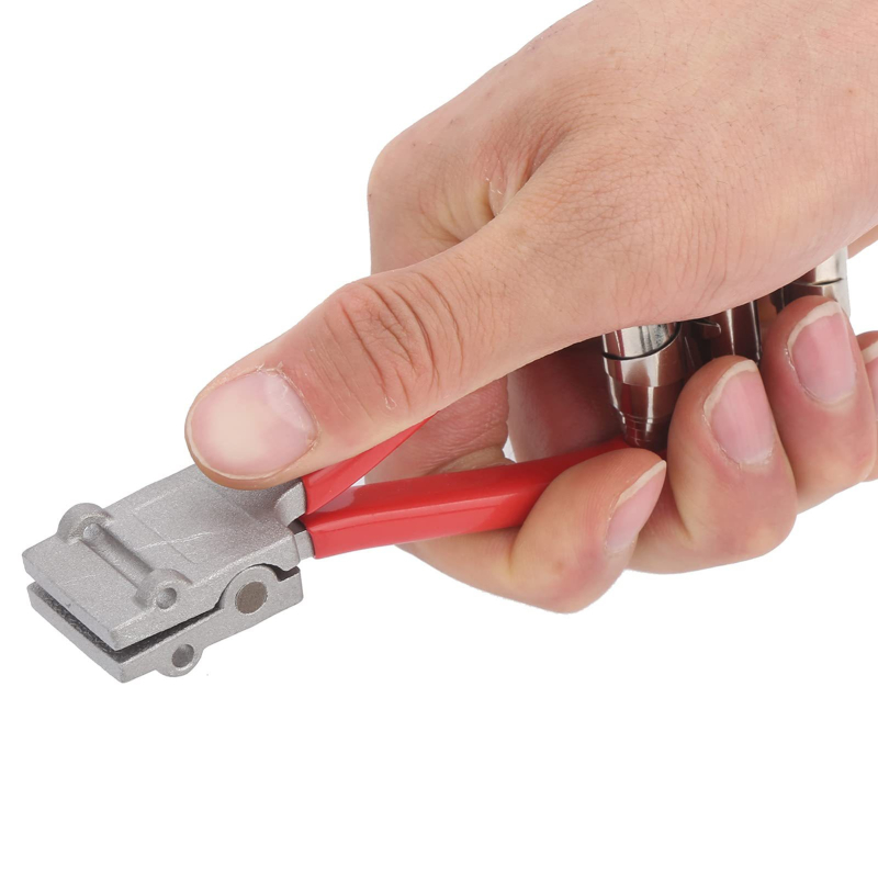 Štartovací klip pre stroj na naväzovanie rakiet – široká hlava, tri pružiny, ultra ľahká hliníková konštrukcia