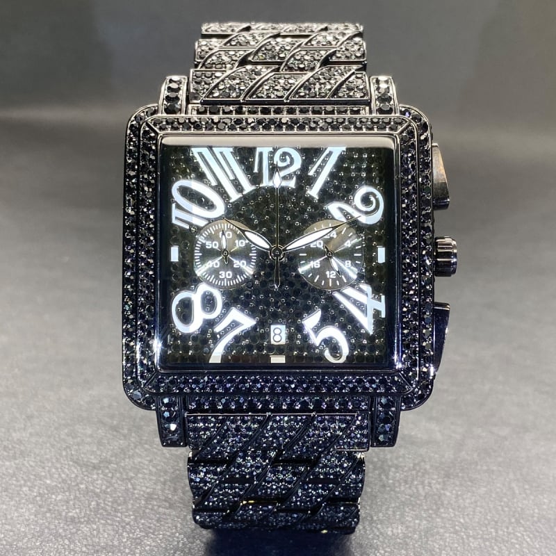 Miss Fox pánske hodinky so štvorcovým ciferníkom, Quartz pohyb (Japonsko), odolnosť voči vode 30 m, kovový puzdro, remienok pozlátený