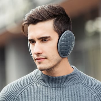 Unisex προστασίες αυτιών από καρό βαμβάκι, ζεστασιά για χειμώνα και φθινόπωρο, κατάλληλες για ταξίδια