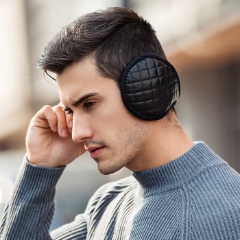 Unisex προστασίες αυτιών από καρό βαμβάκι, ζεστασιά για χειμώνα και φθινόπωρο, κατάλληλες για ταξίδια