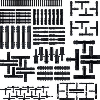 Σετ γρήγορων συνδετήρων σωλήνα ύδρευσης με τριπλό Y συνδετικό, υλικό PP, γενική συμβατότητα, συσκευασία 64 ή 113 τεμάχια