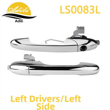 ADILI Vonkajšia rukoväť dverí pre Fiat 500/500C - model 735485875 68069943AC 735485874 68069942AC, plast a kov