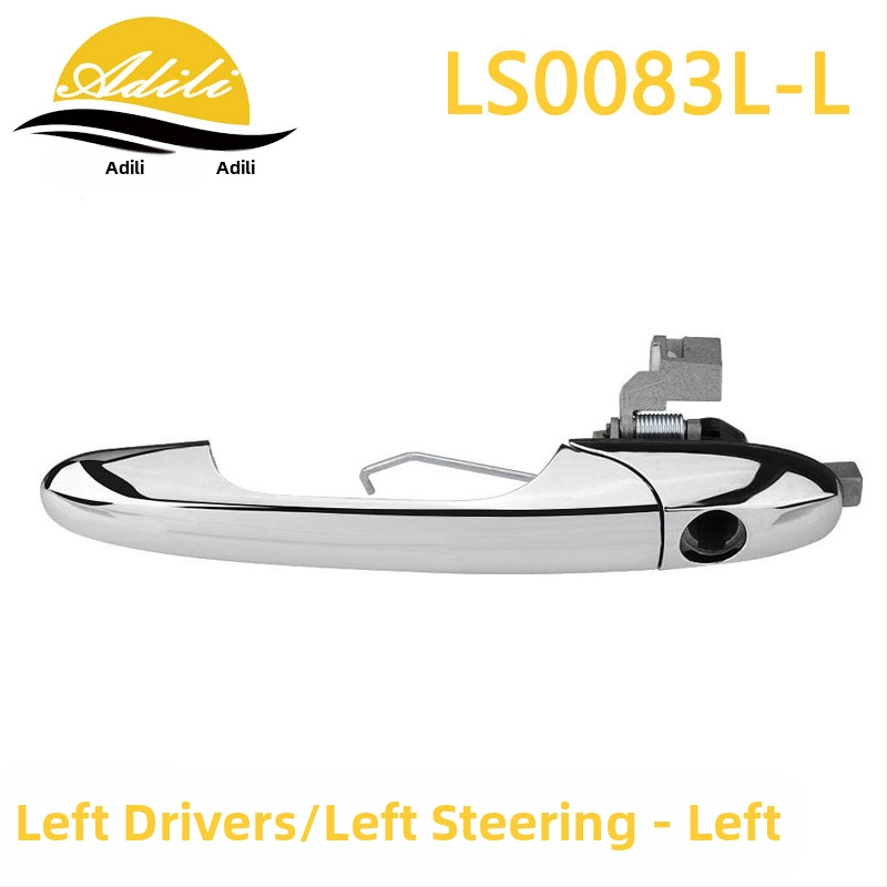 ADILI Vonkajšia rukoväť dverí pre Fiat 500/500C - model 735485875 68069943AC 735485874 68069942AC, plast a kov