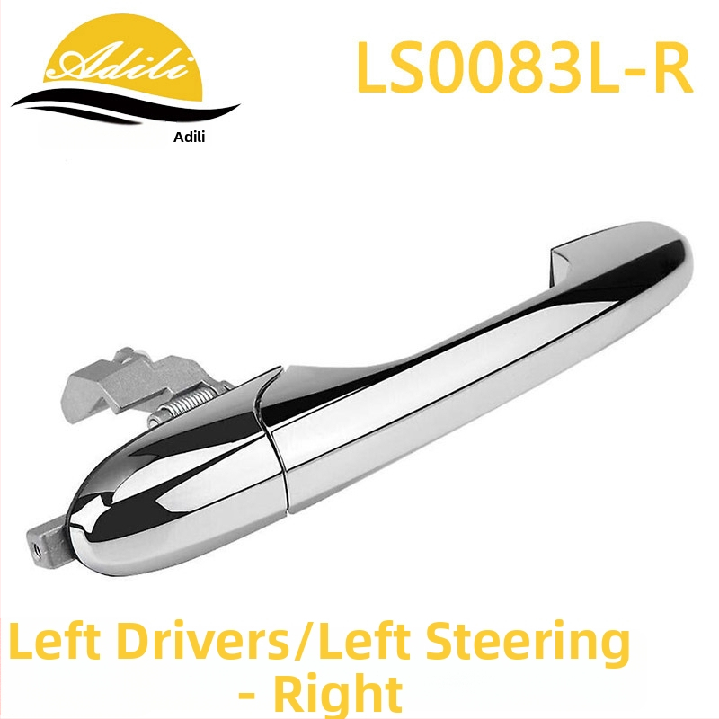 ADILI Vonkajšia rukoväť dverí pre Fiat 500/500C - model 735485875 68069943AC 735485874 68069942AC, plast a kov