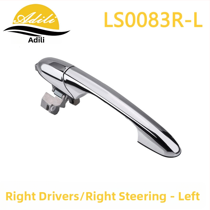 ADILI Vonkajšia rukoväť dverí pre Fiat 500/500C - model 735485875 68069943AC 735485874 68069942AC, plast a kov