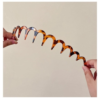 Doplnok do vlasov - plastová gumička a sponka na vlasy, sprejové maľovanie, unisex, štýl Európa a Amerika