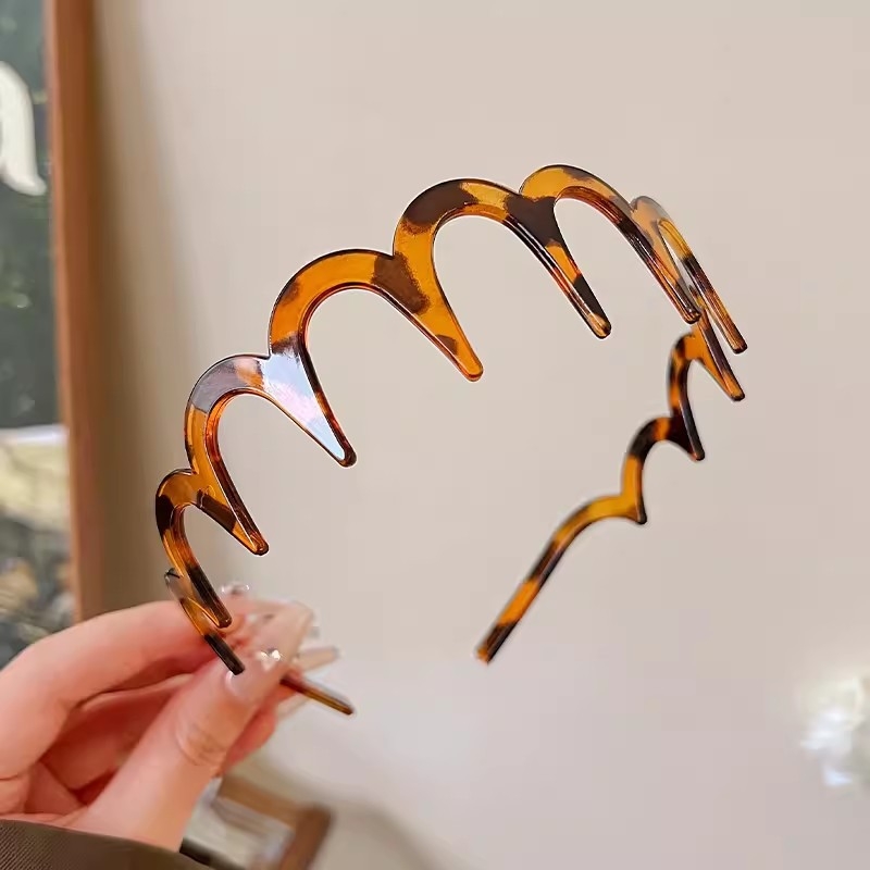 Doplnok do vlasov - plastová gumička a sponka na vlasy, sprejové maľovanie, unisex, štýl Európa a Amerika