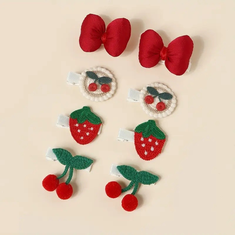 Sponka do vlasov pre deti v tvare mašličky, ručne vyrobená z textilu, Séria Princezná