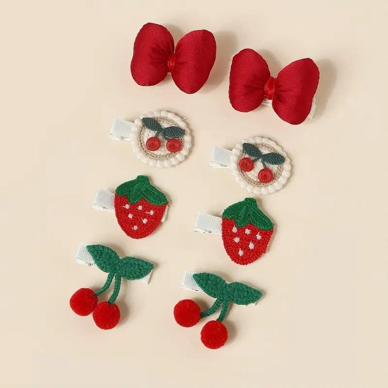 Sponka do vlasov pre deti v tvare mašličky, ručne vyrobená z textilu, Séria Princezná