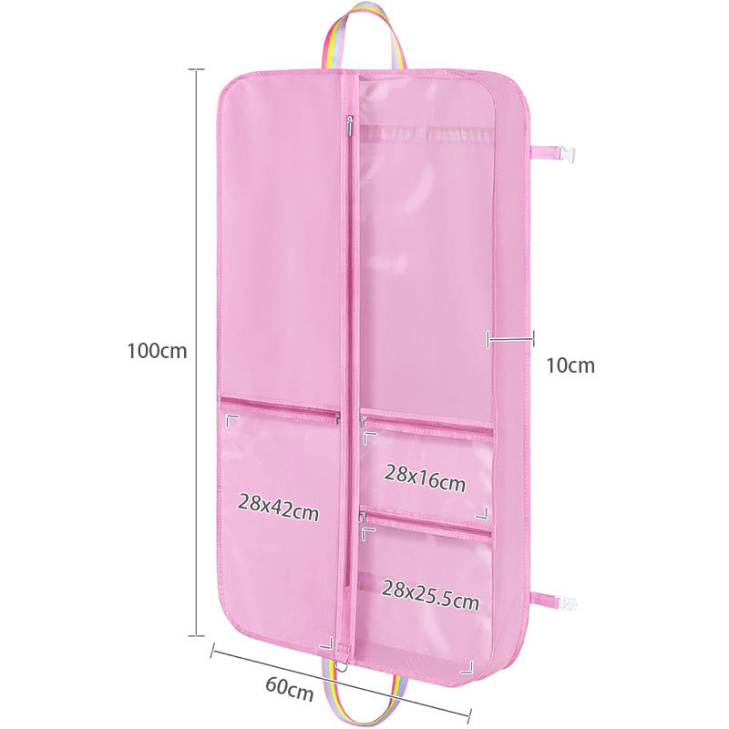 Taška na ochranu oblečenia z netkanej textílie – korejský štýl, pre oblečenie a drobnosti, proti prachu a vlhkosti, na cestovanie a do spálne