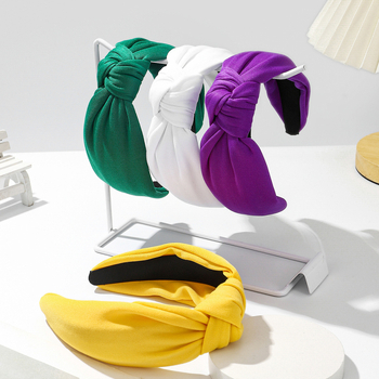 Magnesium čelenka na vlasy z látky, ručne vyrobená, dámsky doplnok, štýl: móda, jar 2025