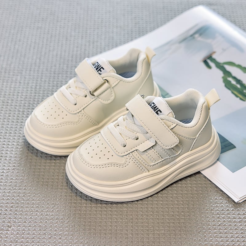 Dječje tenisice od PU kože, casual, s Velcro zatvaračem, prozračne, lagane, gumena potplata