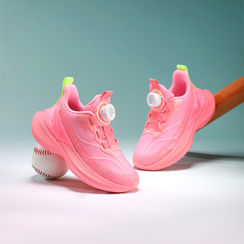 Pantofi sport pentru copii, vară, din plasă respirabilă, închidere cu cataramă rotativă, unisex, talpă EVA