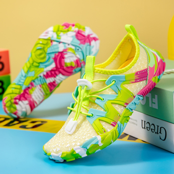 Παιδικά παπούτσια για νερό και ποτάμια – γρήγορο στέγνωμα, unisex, κούμπωμα με αγκράφα, διχτυωτή επένδυση, αντιολισθητική καουτσούκ σόλα