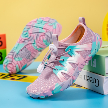 Παιδικά παπούτσια για νερό και ποτάμια – γρήγορο στέγνωμα, unisex, κούμπωμα με αγκράφα, διχτυωτή επένδυση, αντιολισθητική καουτσούκ σόλα