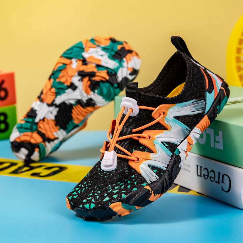 Παιδικά παπούτσια για νερό και ποτάμια – γρήγορο στέγνωμα, unisex, κούμπωμα με αγκράφα, διχτυωτή επένδυση, αντιολισθητική καουτσούκ σόλα