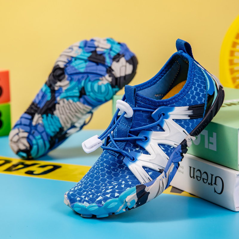 Παιδικά παπούτσια για νερό και ποτάμια – γρήγορο στέγνωμα, unisex, κούμπωμα με αγκράφα, διχτυωτή επένδυση, αντιολισθητική καουτσούκ σόλα