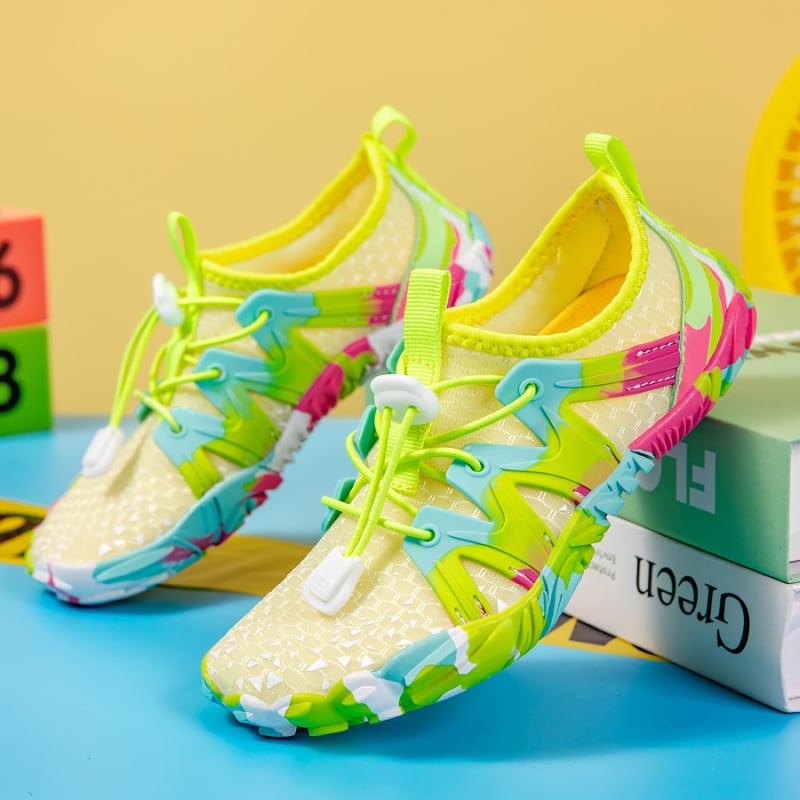 Παιδικά παπούτσια για νερό και ποτάμια – γρήγορο στέγνωμα, unisex, κούμπωμα με αγκράφα, διχτυωτή επένδυση, αντιολισθητική καουτσούκ σόλα