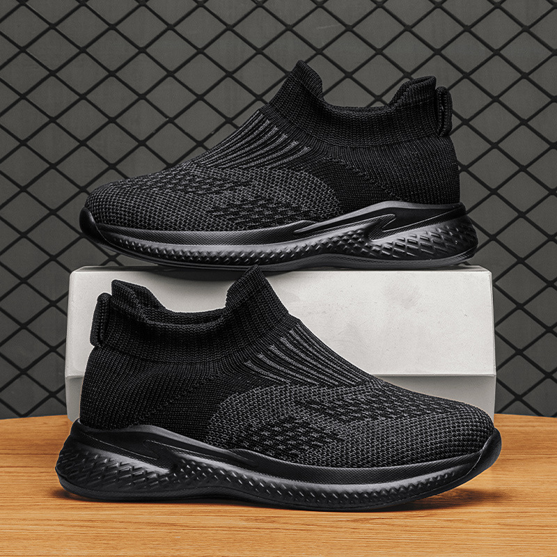 Dječje mrežaste tenisice bez vezica – lagane, prozračne, protivklizna potplata za proljeće i jesen (Gornji dio: tkanina; Potplat: lagani protuklizni; Dob: 4–16 godina)