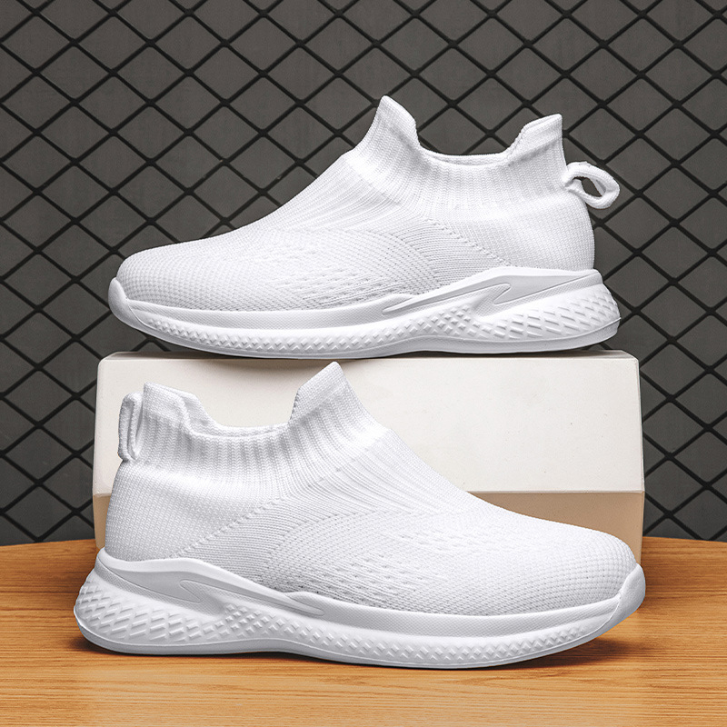 Dječje mrežaste tenisice bez vezica – lagane, prozračne, protivklizna potplata za proljeće i jesen (Gornji dio: tkanina; Potplat: lagani protuklizni; Dob: 4–16 godina)